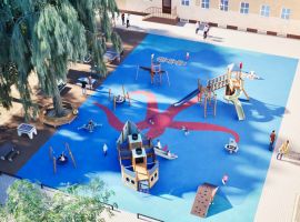 De l’idée à l’aire de jeux - comment la nouvelle aire de jeux de l’école internationale SIS en Pologne a été créée.