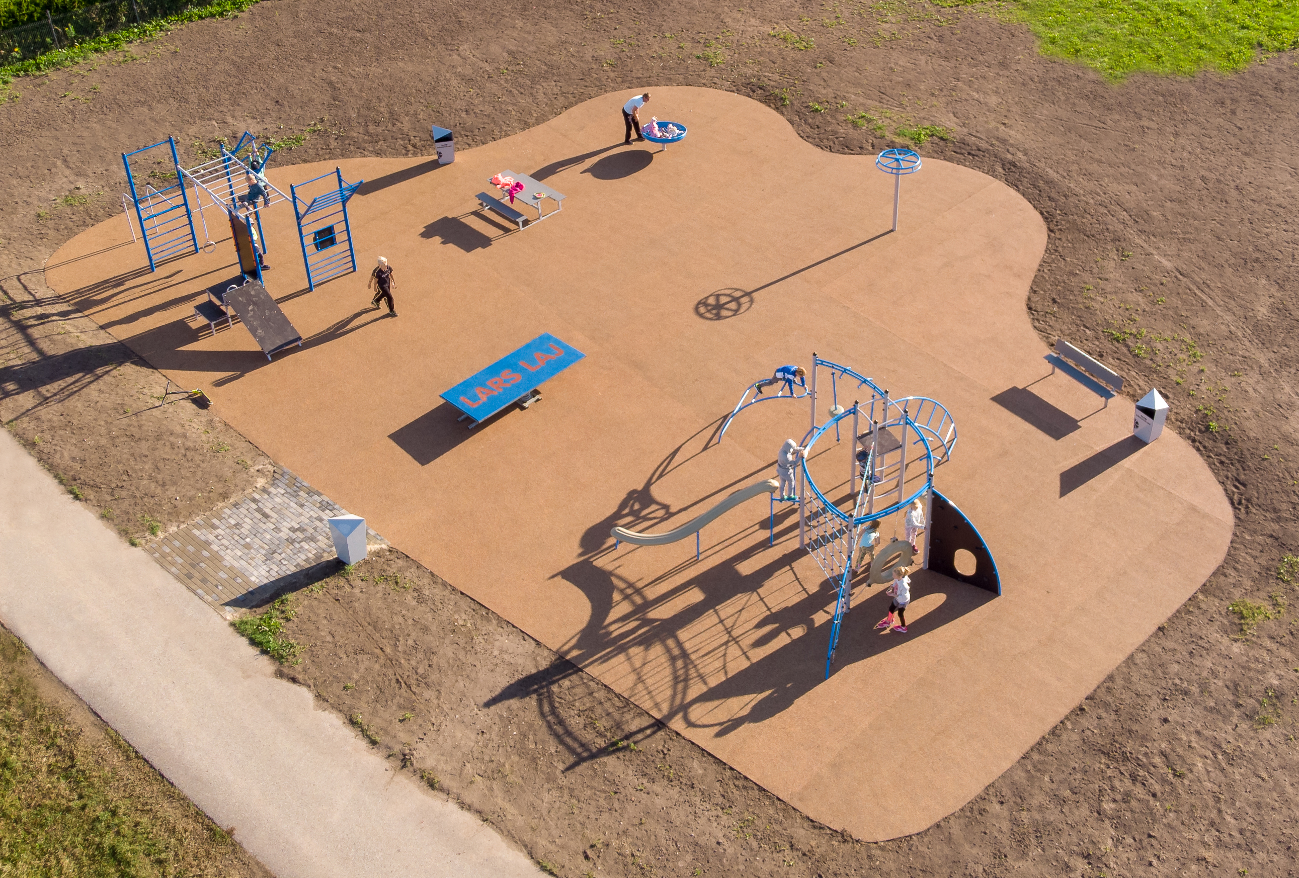 Lars Laj playground in Estonia, Raadi Lars Laj playground in Estonia, Raadi