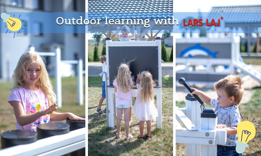 playground equipment for learning outdoors outdoor learning with Lars Laj playground equipment