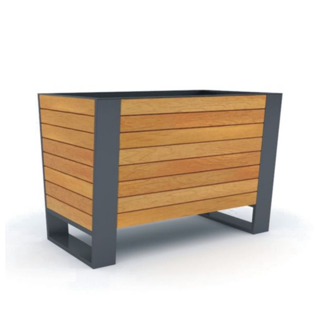 Bacs à plantes Ryga Flowerpot Light avec cadre métallique.