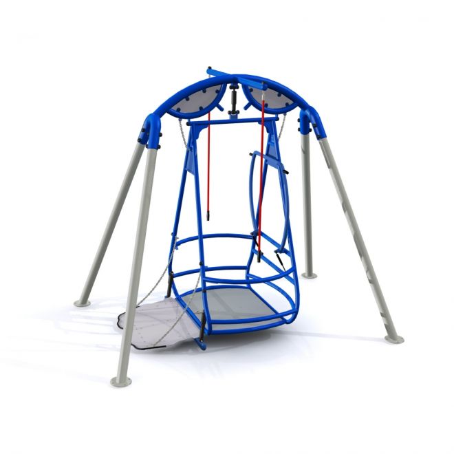 Wheelchair Swing pour les aires de jeux accessibles.