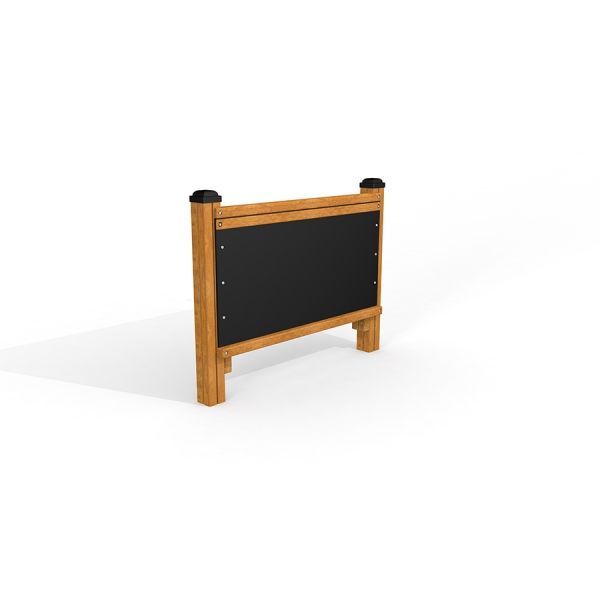Structure en bois Blackboard pour le jeu en extérieur.