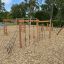 Ural climbing net dans une aire de jeux extérieure