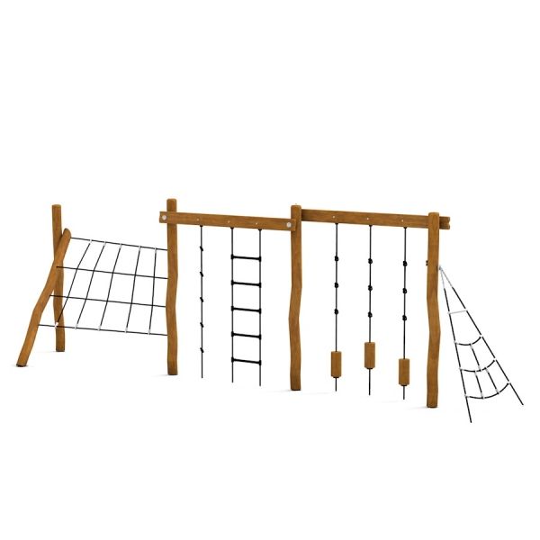 Ensemble de jeu en bois Ural climbing net pour enfants.