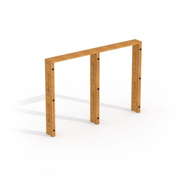 Irish Table - structure de jeu extérieure en bois à trois pieds.