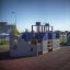 Structure de aire de jeux Steamboat ship with slide.