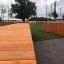 Structure sportive en bois Multiarena Wooden dans un environnement extérieur