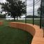 Arène sportive Multiarena Wooden au bord d'un lac