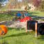 Bat rocking sur l’aire de jeux