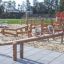 Nature Seesaw dans une aire de jeux pour enfants.