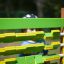 Enfant jouant avec le jouet éducatif de aire de jeux Find Pairs Board.