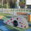 Structure de tunnel de jeu moderne Dottie I single slide pour enfants