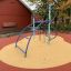 Cassiopeia, steel structure équipement d'escalade pour aire de jeux sur surface souple dans une aire de jeu extérieure