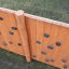Climbing Wall en bois pour aire de jeux extérieure.