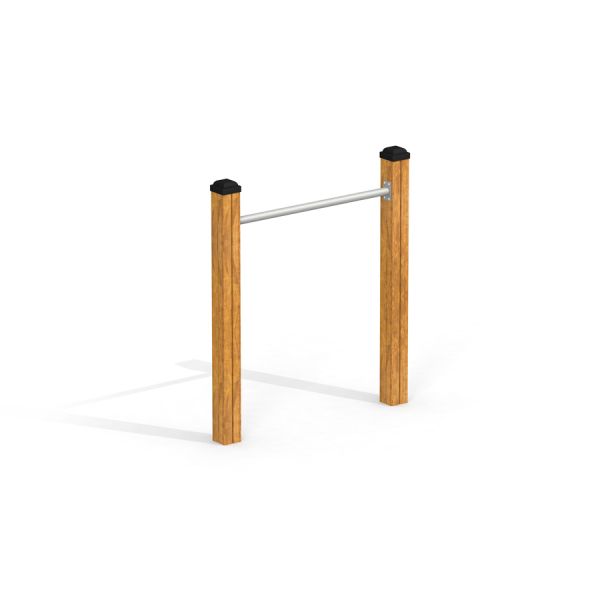 Somersault Single barre de gymnastique en bois pour aires de jeux et fitness en plein air