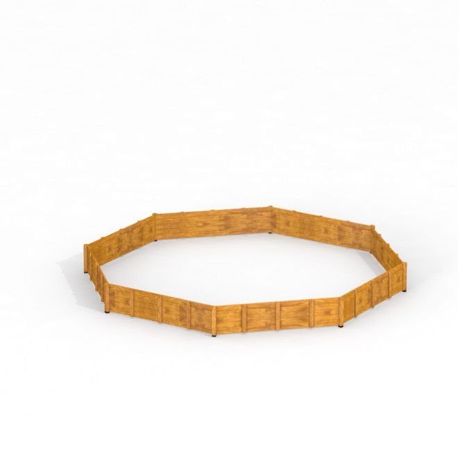 Octagon Arena III clôture en bois pour aire de jeux pour la sécurité du terrain de jeu