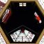 Solano climbing net équipement de terrain de jeu avec tours et filets d’escalade rouges