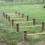 Agility Mini Jump Bars pour l’entraînement et l’exercice en extérieur