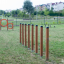 Agility Weave Poles équipement d'exercice extérieur pour chiens dans un parc
