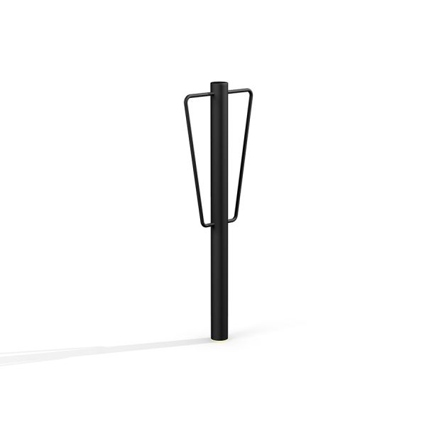Bicycle Stand noir pour les espaces publics.