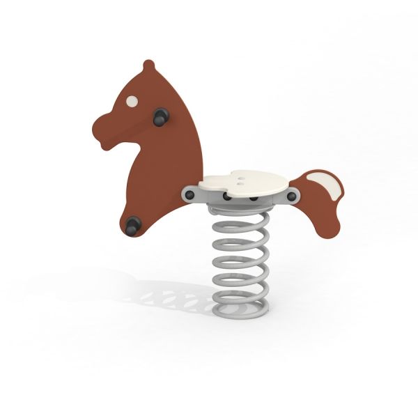 Pony rocking cheval à ressort pour aires de jeux