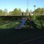Toboggan extérieur Hill Slide h120 pour enfants dans un parc