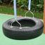 Balançoire en forme de pneu de Double swing