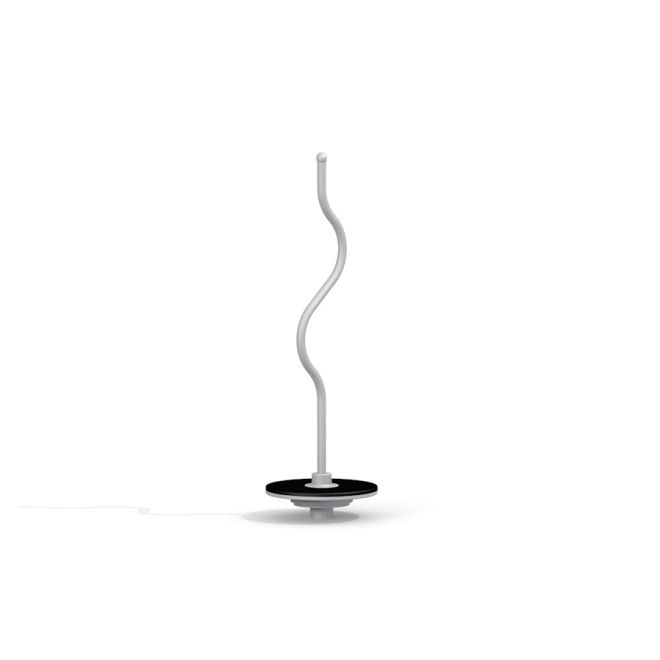 Équipement de terrain de jeu rotatif moderne Spinner II avec une base noire.