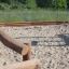 Palisade Horizontal (running meter) utilisé comme bordure d’aire de jeux dans une zone de jeux de sable