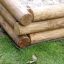 Bois Palisade Horizontal (running meter) pour délimitation de jardin ou d’aire de jeux.
