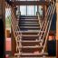 Structure de jeu en bois King-Kong Nature II castle with slide.