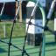 Aire de jeux Dolphin steel structure avec filet d’escalade et tours