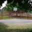Olimpico aire de jeux avec panier de basket et zone clôturée