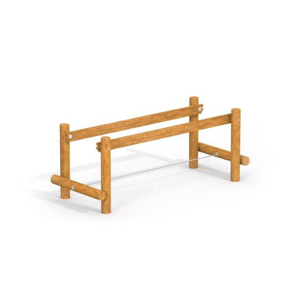 Équipement de jeu poutre d’équilibre en bois Alaska.