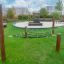 Diamond net dans un parc.