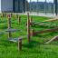 Parcours d'obstacles de terrain de jeu extérieur en bois Gobi.