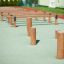Parcours d’obstacles pour aire de jeux pour enfants Cape Code.