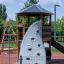 Ensemble de jeux Six Angle Aztec avec mur d’escalade et toboggan