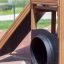 Structure de jeu Six Angle Aztec avec toboggan et tunnel