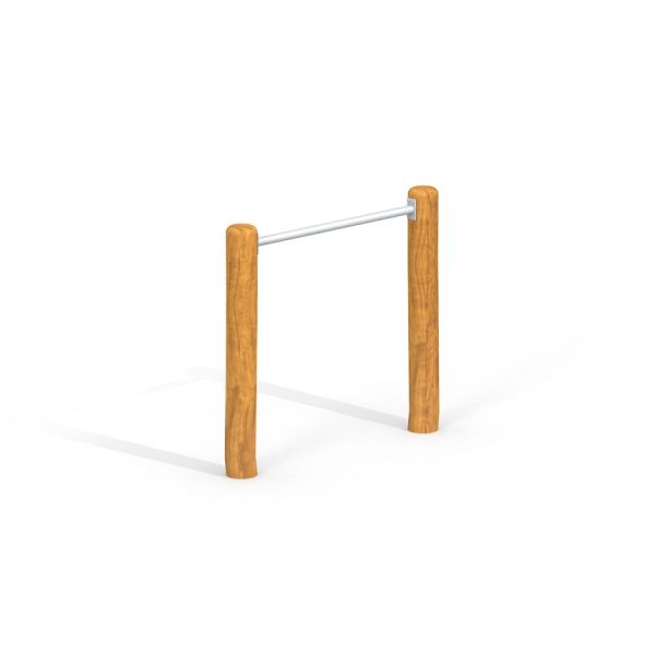 Single Somersault Nature - barre de gymnastique en bois pour jeux en extérieur
