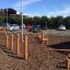 Équipement de parcours d'obstacles en bois pour enfants - Classic Nature Trim Trail.
