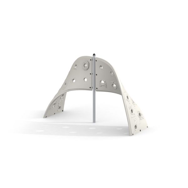 Aztec arch steel structure - équipement de jeu d'escalade extérieur.