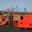Bounty ship with slide dans une aire de jeux