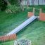 Toboggan de colline extérieur h180 pour enfants dans un jardin