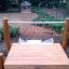 Structure de jeu en bois avec large toboggan, Hill Slide Wide h120
