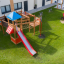 Structure de terrain de jeu Jubilee Unit castle with slide.