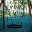 Swing Frame (single swing, wide) dans un cadre de aire de jeux