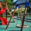 Swing Frame (single swing, wide) dans un cadre de aire de jeux