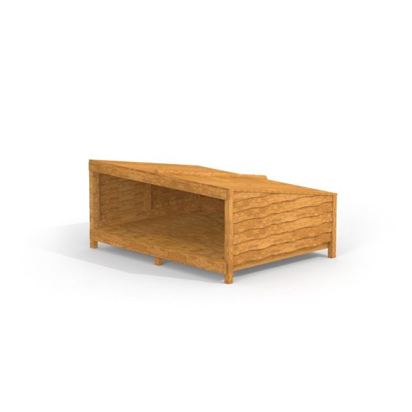 Équipement de aire de jeux en bois Sleep shelter.