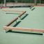 Équipement de banc de fitness extérieur Balance sur une aire de jeux.